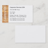 Tischler-Visitenkarten Visitenkarte (Vorne/Hinten)