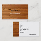 Tischler-Visitenkarten Visitenkarte (Vorne/Hinten)