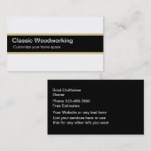 Tischler-Visitenkarten Visitenkarte (Vorne/Hinten)