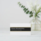 Tischler-Visitenkarten Visitenkarte (Stehend Vorderseite)