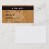 Tischler-Visitenkarten Visitenkarte (Vorne/Hinten)