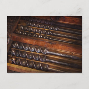 Tischler - Werkzeug - Archimedes kleiner Helfer Postkarte