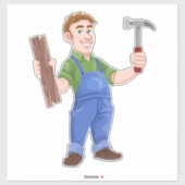 Tischlerbau Aufkleber (Blatt)