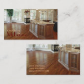 Tischlerei, Baumühle, Holzfußböden Visitenkarte (Vorne/Hinten)