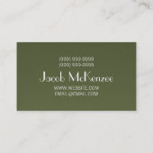 Tischlerei, Metallbauarbeiten, Holzfußböden Visitenkarte (Rückseite)