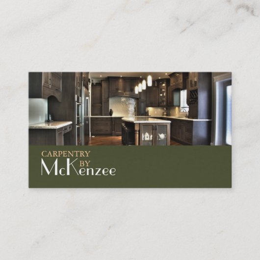 Tischlerei, Metallbauarbeiten, Holzfußböden Visitenkarte (Vorderseite)