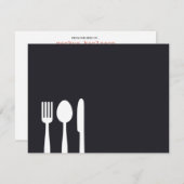 Tischlerei/ Notecard Einladung (Vorne/Hinten)