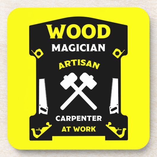 Tischlerei und Holzbearbeitung Getränkeuntersetzer (Vorderseite)