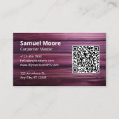 Tischlerei Visitenkarte (Vorderseite)