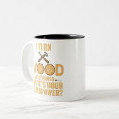 Tischlergeschenk Zweifarbige Tasse (Vorderseite Links)