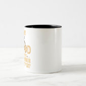 Tischlergeschenk Zweifarbige Tasse (Mittel)