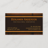 Tischlerhartholz Holzholz-Visitenkarten Visitenkarte (Rückseite)