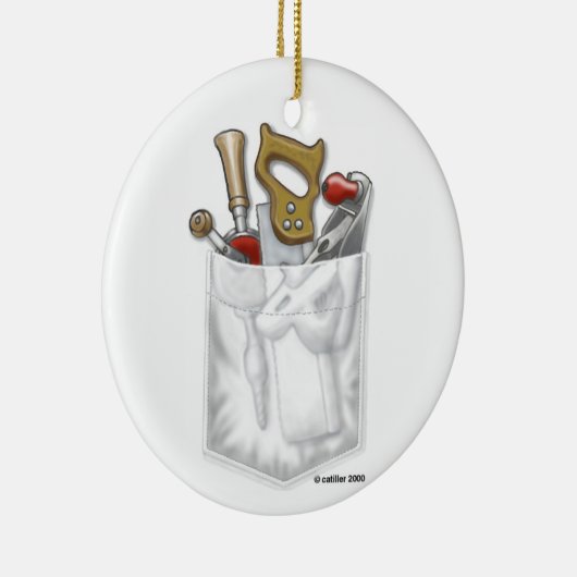 Tischlertasche Keramik Ornament (Rechts)