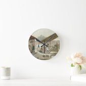 Tischlerwerkstatt in Kupang, Timor, Teller 6 von Runde Wanduhr (Zuhause)