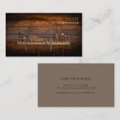 Tischlerwerkzeuge Berufliches Holz Visitenkarte (Vorne/Hinten)