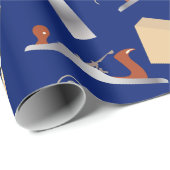 Tischlerwerkzeuge Geschenkpapier (Rolleneckpunkt)