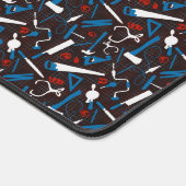 Tischlerwerkzeuge, Holzbearbeitung Schreibtischunterlage (Ecke)