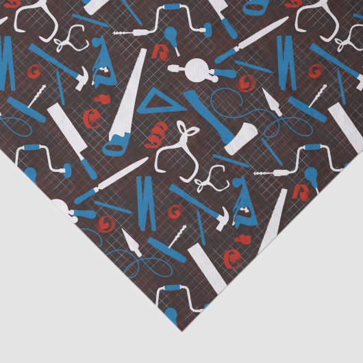 Tischlerwerkzeuge, Holzbearbeitung Seidenpapier (Ausschnitt)