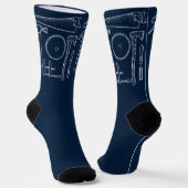 Tischlerwerkzeuge Socken (Gewinkelt)