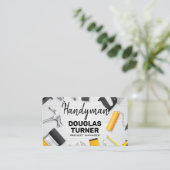 Tischlerwerkzeuge Visitenkarte (Stehend Vorderseite)