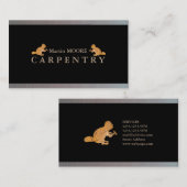 Tischlerzimmerei-Holzgeschäft Visitenkarte (Vorne/Hinten)