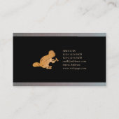 Tischlerzimmerei-Holzgeschäft Visitenkarte (Rückseite)