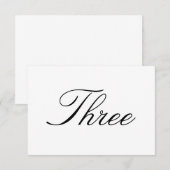 Tischnummer (Vorne/Hinten)