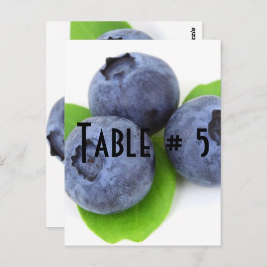 Tischnummer (Vorne/Hinten)