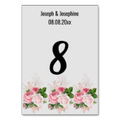 Tischnummer (Rückseite)