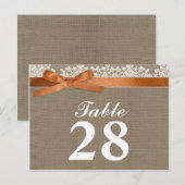 Tischnummer (Vorne/Hinten)