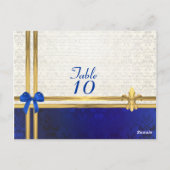 Tischnummer (Rückseite)