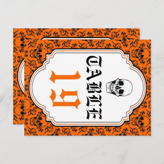 Tischnummer (Vorne/Hinten)