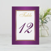 Tischnummer (Stehend Vorderseite)