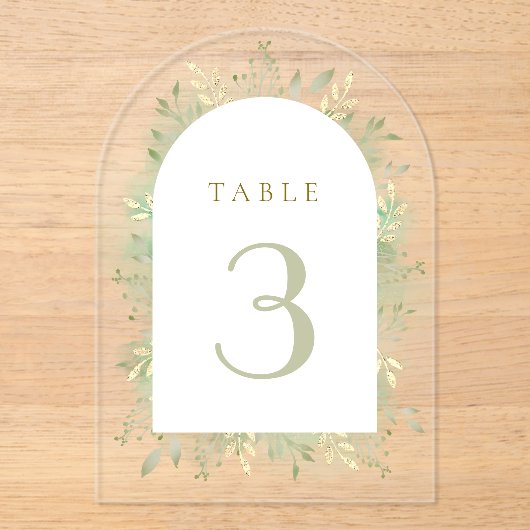 Tischnummer (Vorderseite)