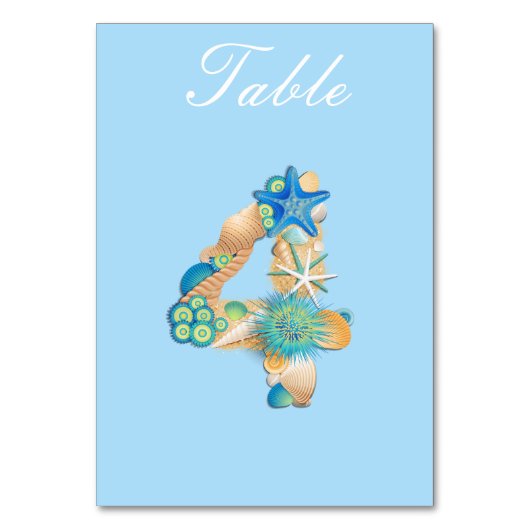 Tischnummer (Rückseite)