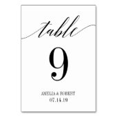 Tischnummer (Vorderseite)