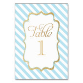 Tischnummer (Rückseite)