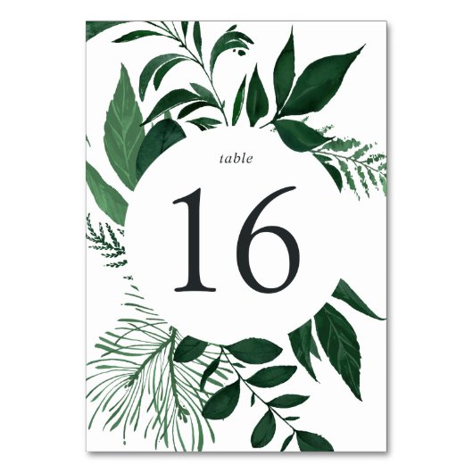 Tischnummer (Vorderseite)