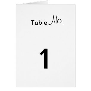 Tischnummer