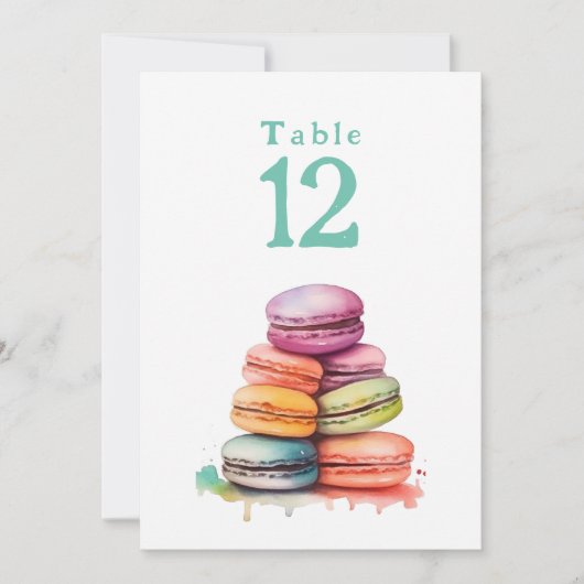 Tischnummer (Vorderseite)