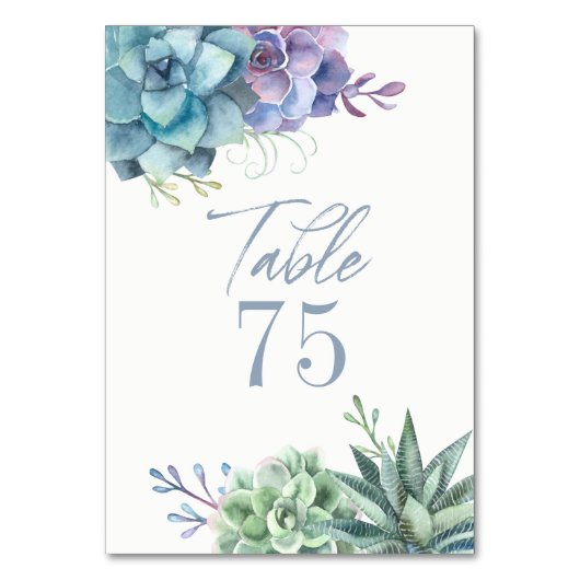 Tischnummer (Vorderseite)