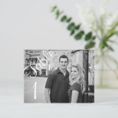 Tischnummer (Stehend Vorderseite)