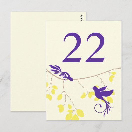 Tischnummer (Vorne/Hinten)