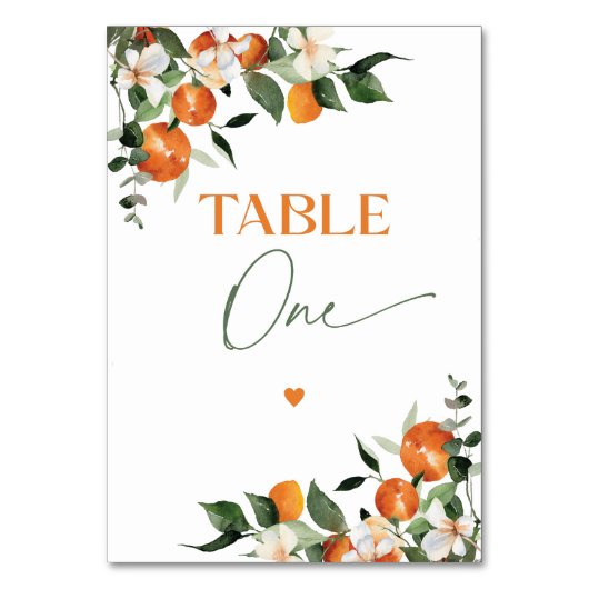 TISCHNUMMER 1 (Vorderseite)