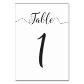 TISCHNUMMER 1 (Vorderseite)