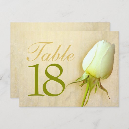 Tischnummer 10-39 Postkarte (Vorne/Hinten)