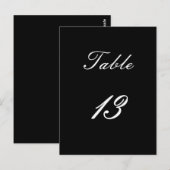 Tischnummer 13 (Vorne/Hinten)