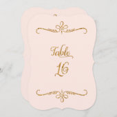 Tischnummer 16, Empfang für Extravagante Schrift (Vorne/Hinten)