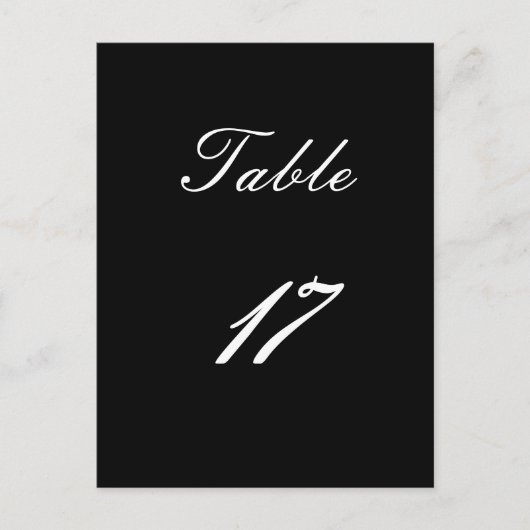 Tischnummer 17 (Vorderseite)