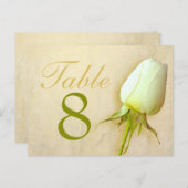 Tischnummer 1-9 Postkarte (Vorne/Hinten)